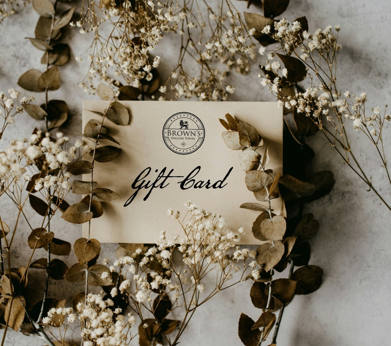 Gift Cards - Brown’s English Toffee