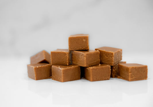 Handmade coffee fudge with rich espresso flavor and creamy texture