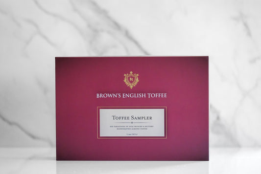English Toffee Sampler has all six variations of our English Toffee with Almonds